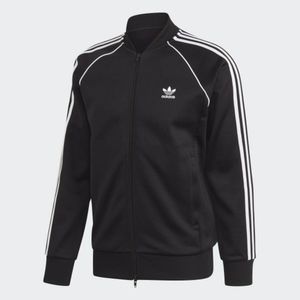 Adidas Originals Men's Classic Superstar Track Jacket Black/White